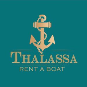 Small boat rental employee in Chalkidiki